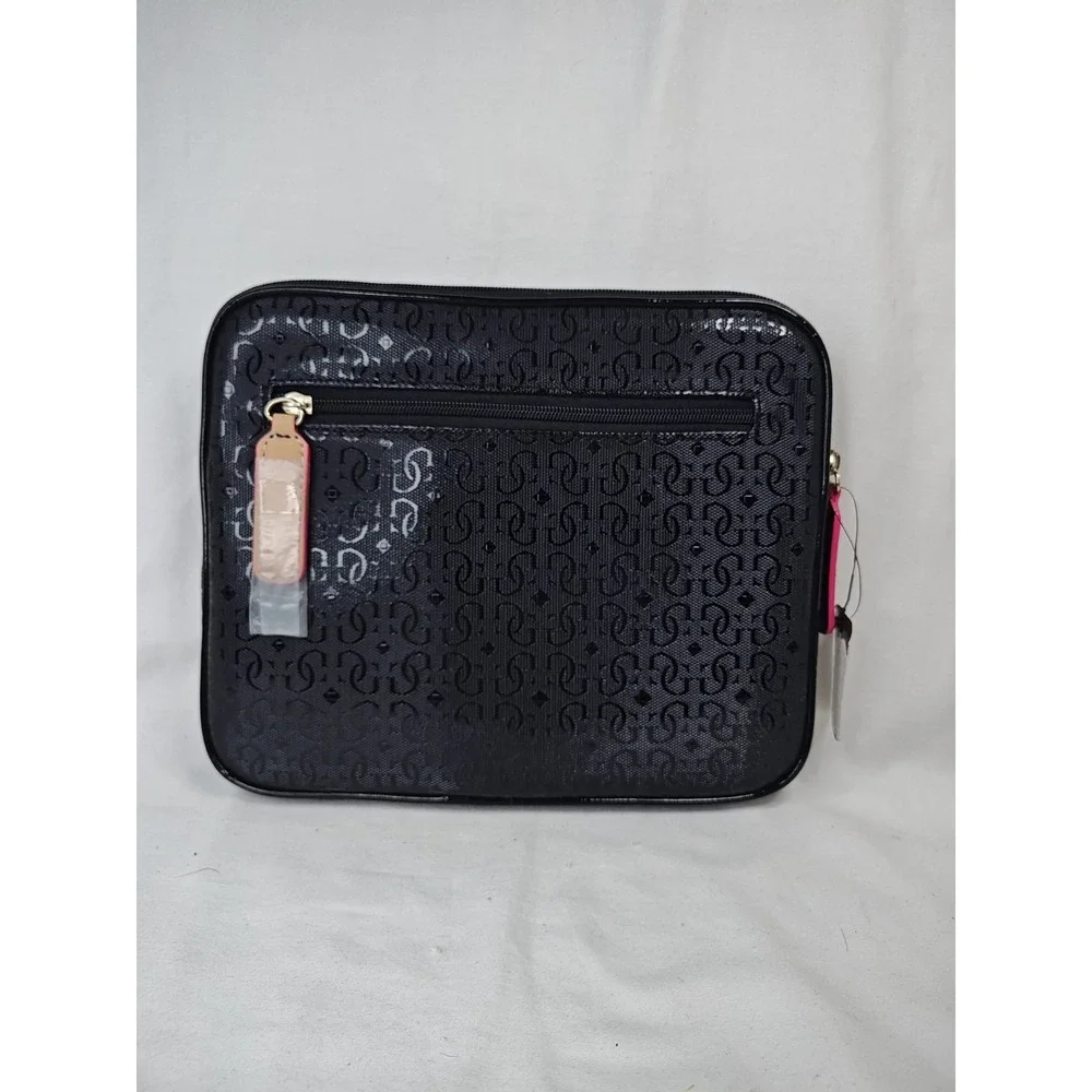 NWT GUESS Frosted Black Tablet iPad Laptop Sleeve Case Pouch Bag